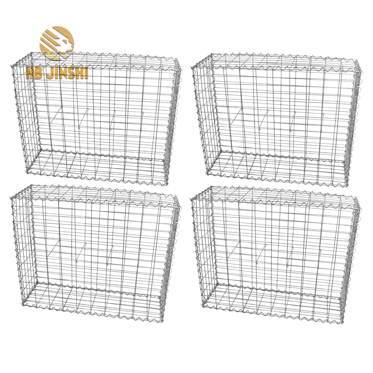 China Supplier Welded Mesh Gabion Basket Cages Wall