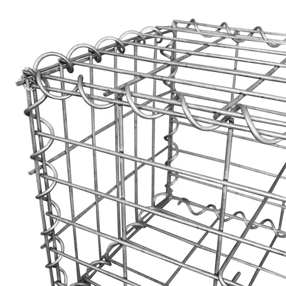 Gabion Baskets Cages Mesh Wire Galvanised Steel Outdoor Stone Basket