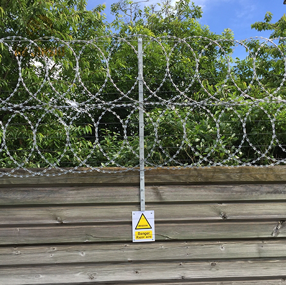 CBT-65 Sigurnosno zaštićena bodljikava žica za ogradu