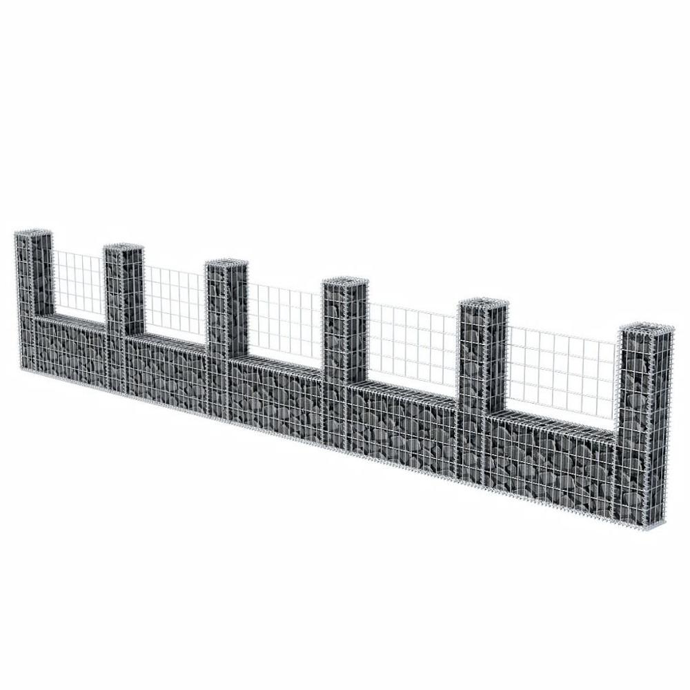 HB JINSHI High quality galvanized gabion wall gabion wire mesh stone basket