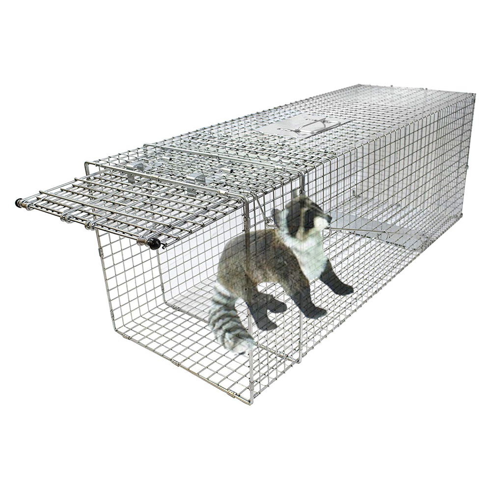 Humane Live Rodent Control Collapsible Animal Trap Cage