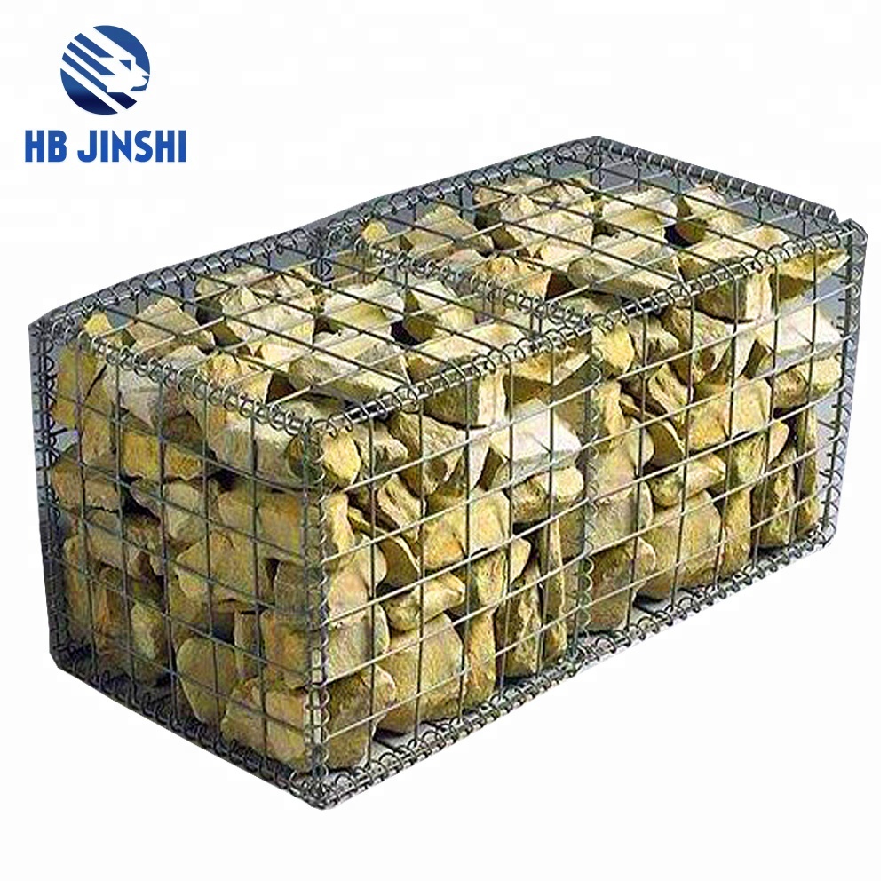 Rust-Proof Galvanized Galfan Wire Welded Gabion Basket