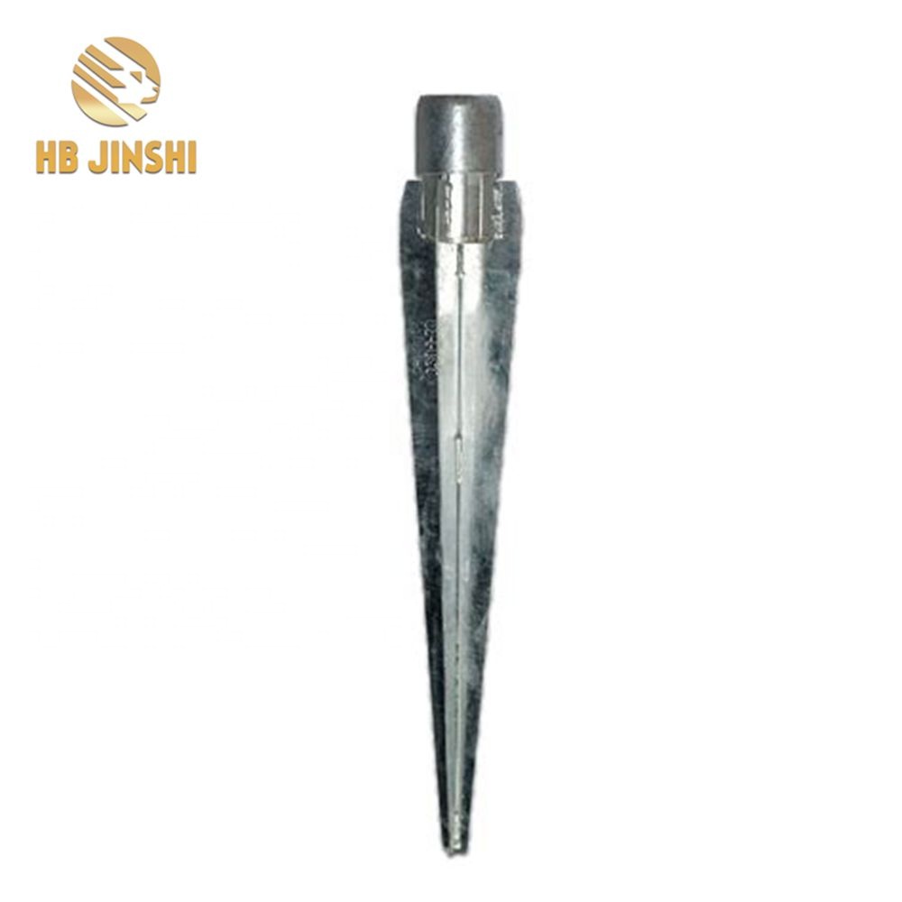 Poland Ground Anchor Spikes 750mm Round Pole Spikes Galvanized