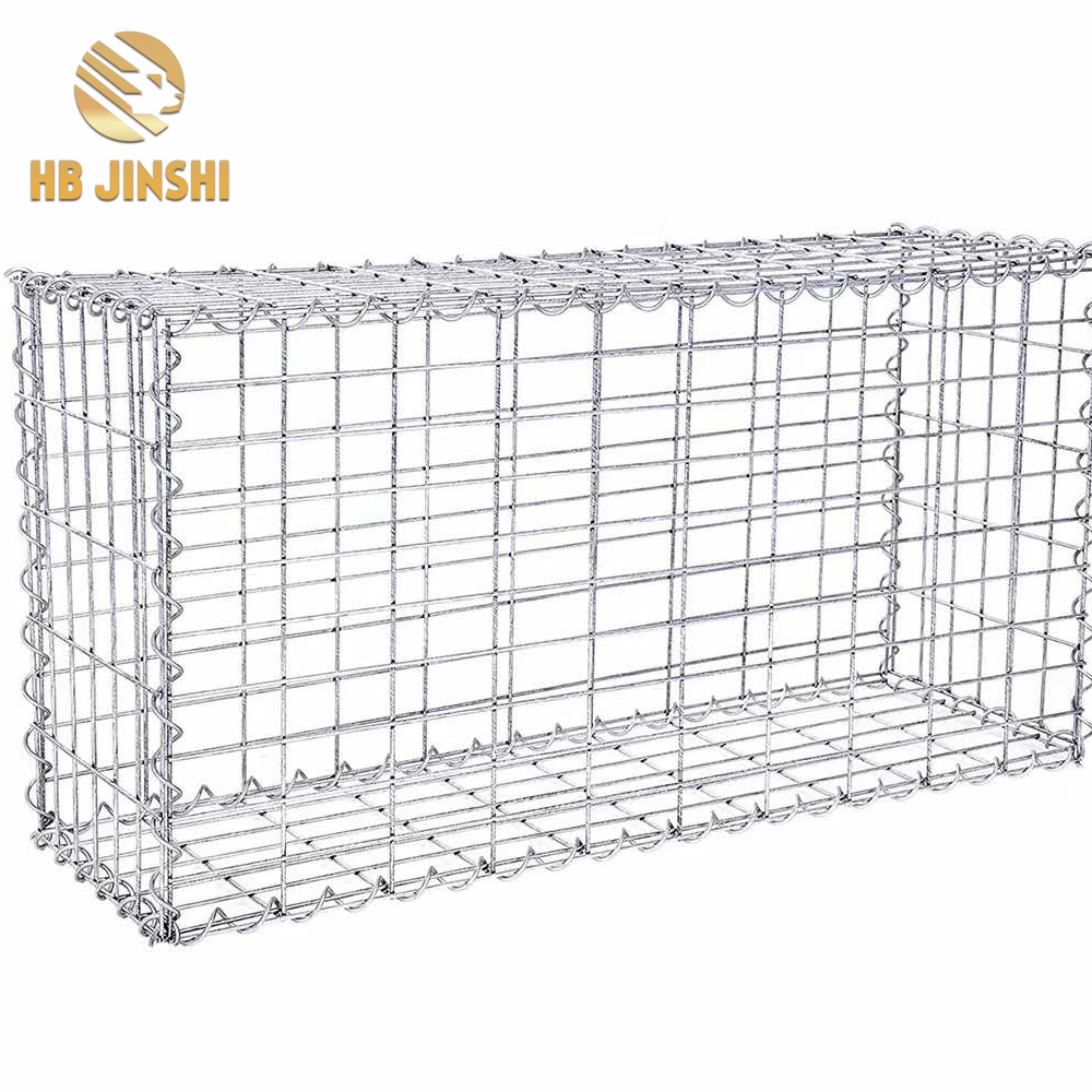 2019 Hot Sale 4mm Wire 100 x 50 x 50 cm Germany France Galvanized Stone Gabion Cage