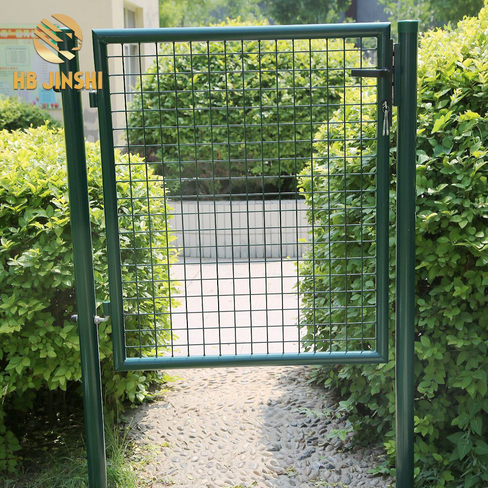 Vendita online Germania Recinzione in rete metallica Cancello da giardino 100 x 125 cm Tubo tondo Gartentor Cancello in ferro
