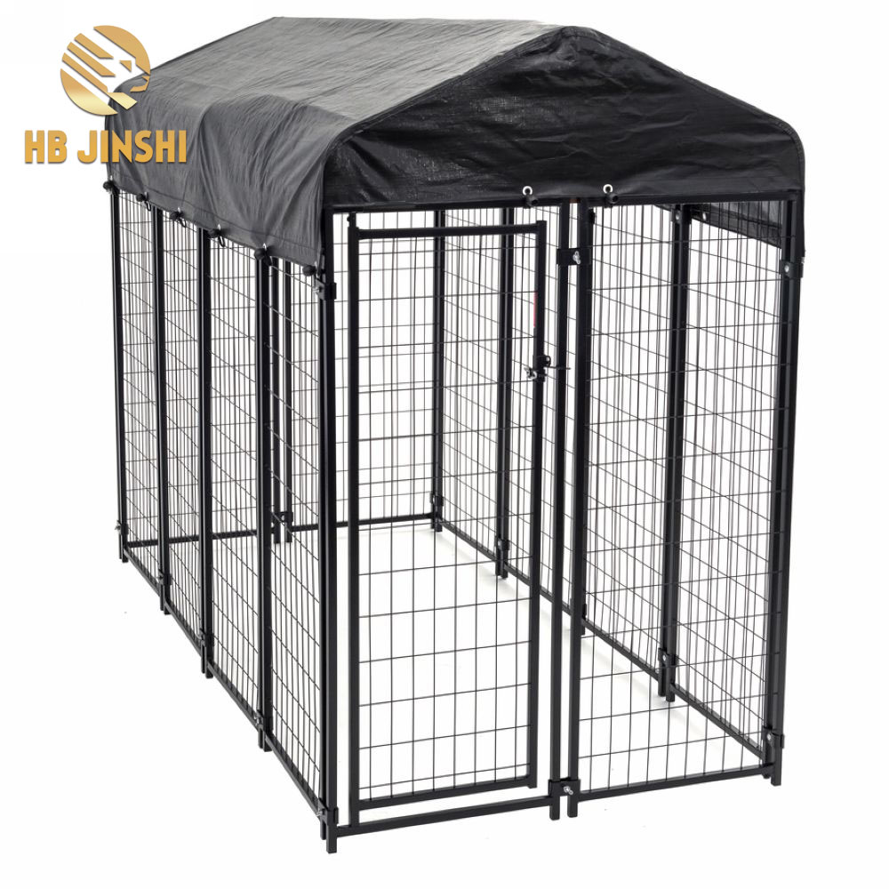 5x10x6ft large outdoor durable black powder coated animal cage dog kennel