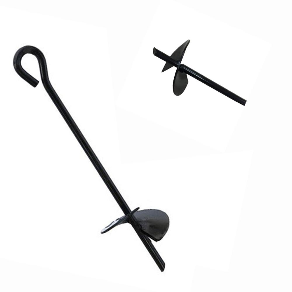 Powder Coated Steel Spiral Ground Anchor Stake