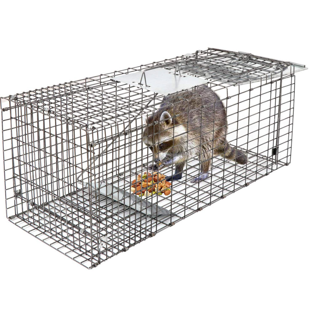 Opvouwbare Live Animal Trap Catch Humane Knaagdierkooi Wire Cage Trap