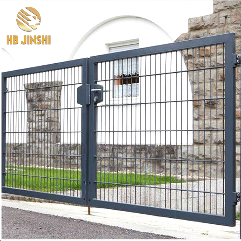 400cm*180cm Euro Powder Coated Garden Gate, Double wings gate