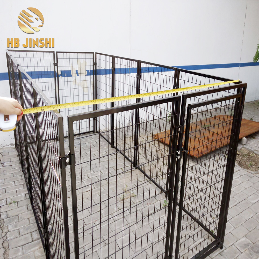 kennel ຫມາ welded ຍອດນິຍົມຂອງອາເມລິກາທີ່ມີ lock ສໍາລັບປົກປັກຮັກສາສັດລ້ຽງຂອງທ່ານ