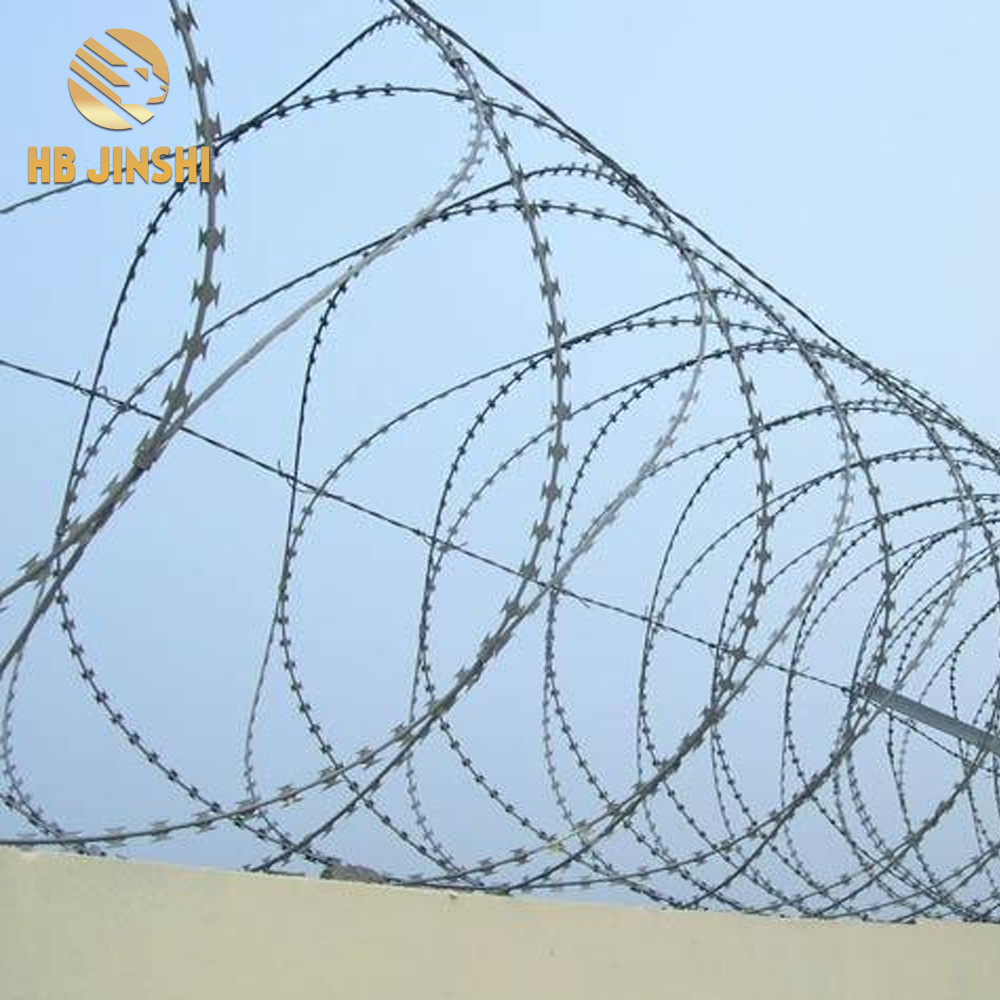 Cover length 15 m high quality BTO 22 razor wire