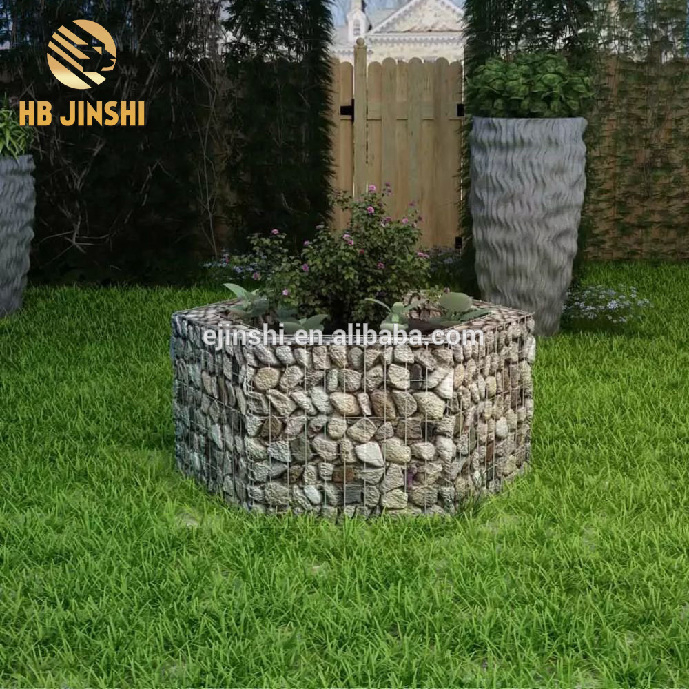 Good quality Gabion Fence - 1x1x0.3m galvanized welded gabion stone cage – JINSHI