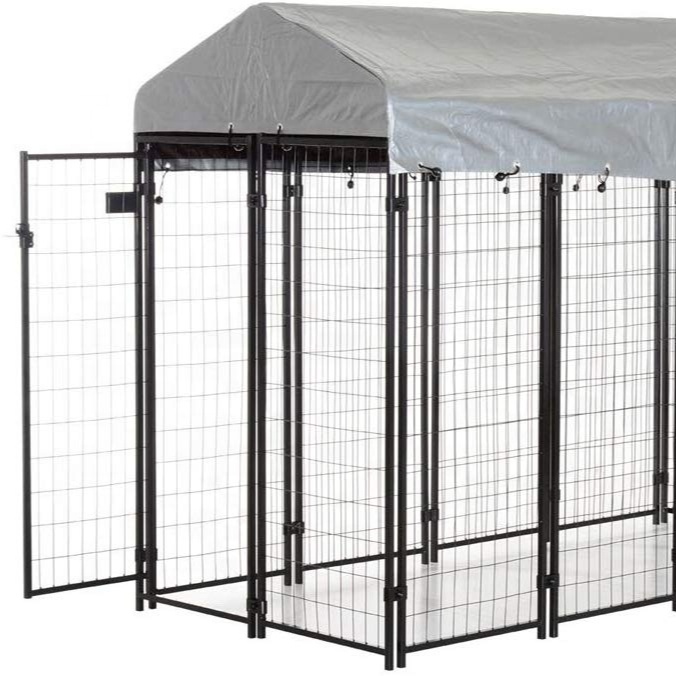 4 x 4 x 6 Outdoor Welded Wire Dog Run Kennel