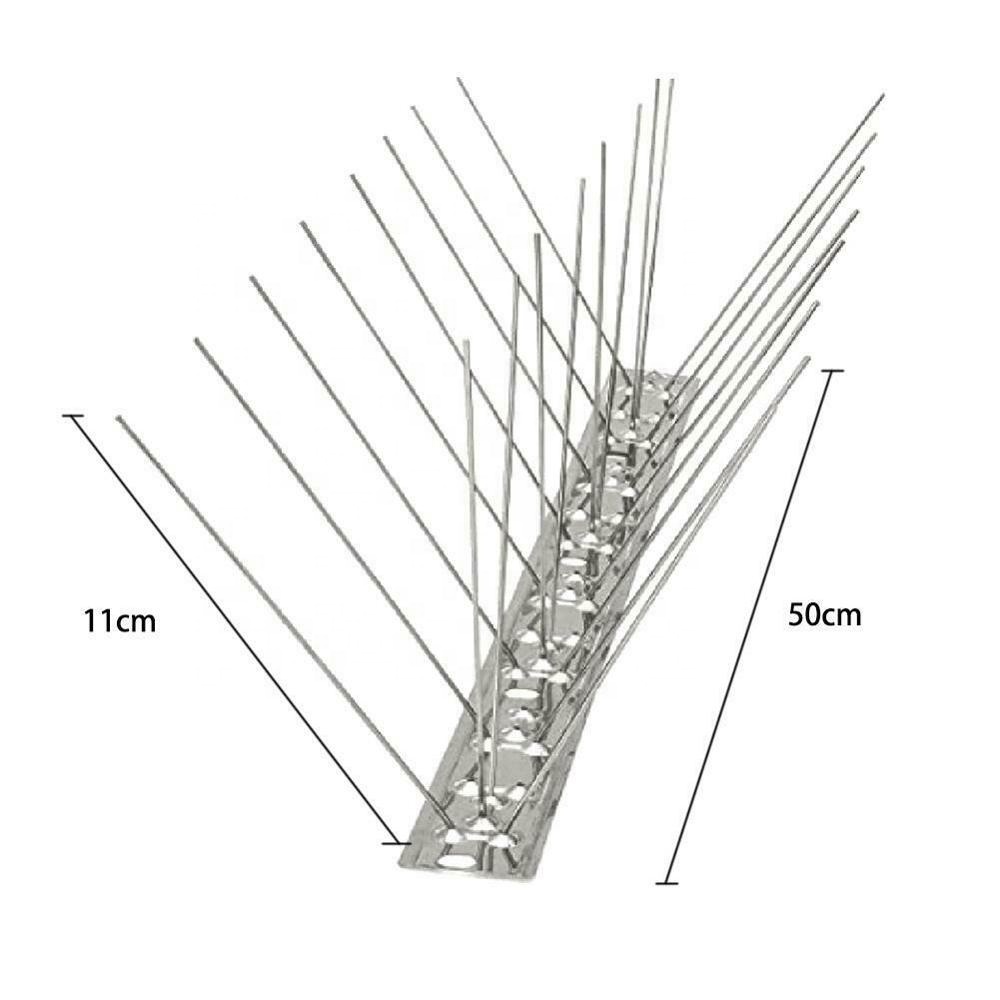 100% Acciaio Inox 304 Unassembled Bird Control Bird Spikes