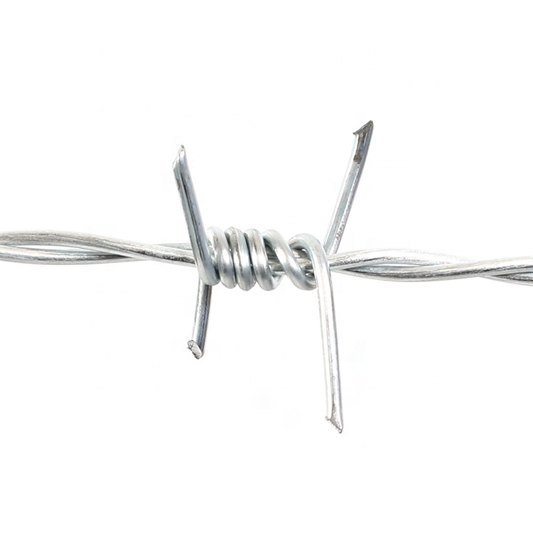 Рулони з колючого дроту з оцинкованої м'якої сталі 2,0 мм 200 м