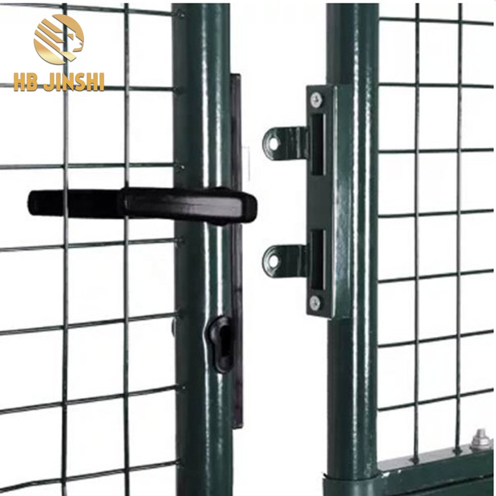 Euro Market Green Powder Coated Decorative Metal Garden Gate