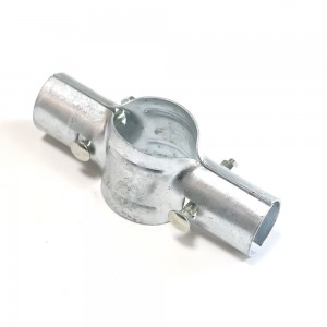 Galvanized Steel Chain Link  Line Rail Clamps