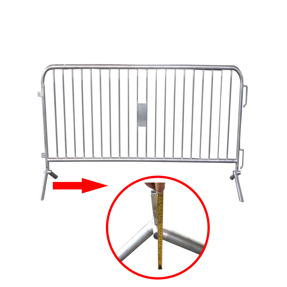 Cheap Hot Dipped Galvanized Police Barricades Welded australia temporary fence