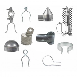 Hot dip galvanized Iron Craft chain link fence hardware accessories/ fittings/ parts