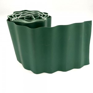 8 инчи 30 стапки зелена флексибилна PP пластика на отворено Ограда за рабови на градината Градина тревник Грас на рабовите