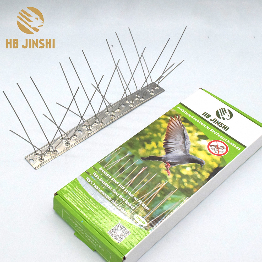 Hot Sale for Concertina Razor Wire - Stainless steel base bird spike pigheon deterrants anti pigeon devices – JINSHI